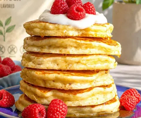 طرز تهیه پنکیک پروتئینی پفکی