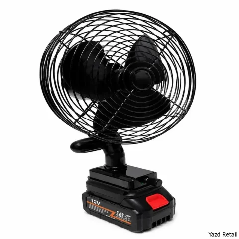 پنکه شارژی لیتیومی مدل ZL-8 مشکی